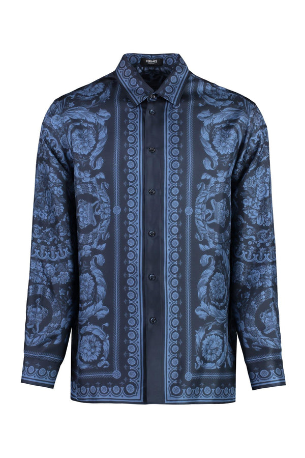 Versace Printed Silk Shirt - Men - Piano Luigi