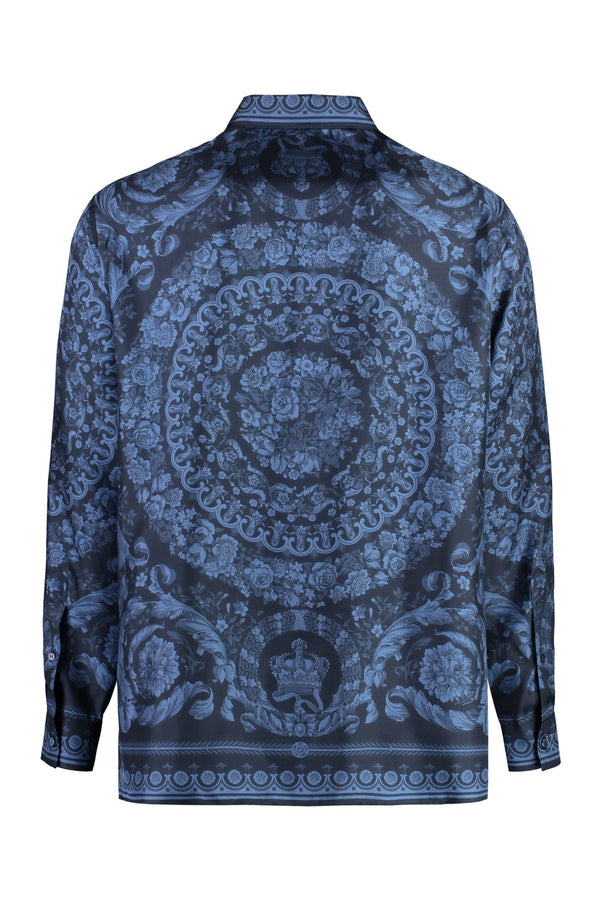 Versace Printed Silk Shirt - Men - Piano Luigi