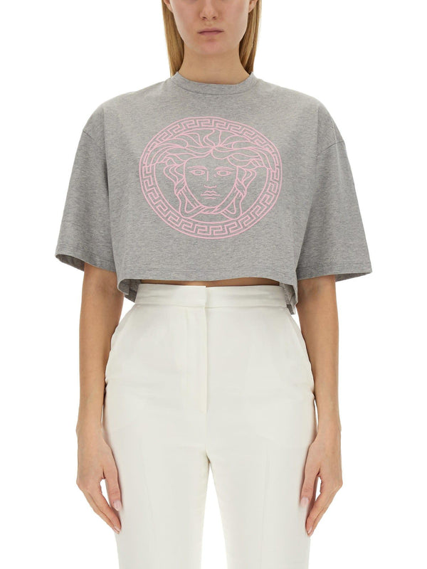 Versace T-shirt With Logo - Women - Piano Luigi