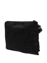 Versace Zip Pouch Fabric Nylon Barocco - Men - Piano Luigi