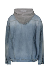 VETEMENTS Hooded Denim Jacket - Women - Piano Luigi