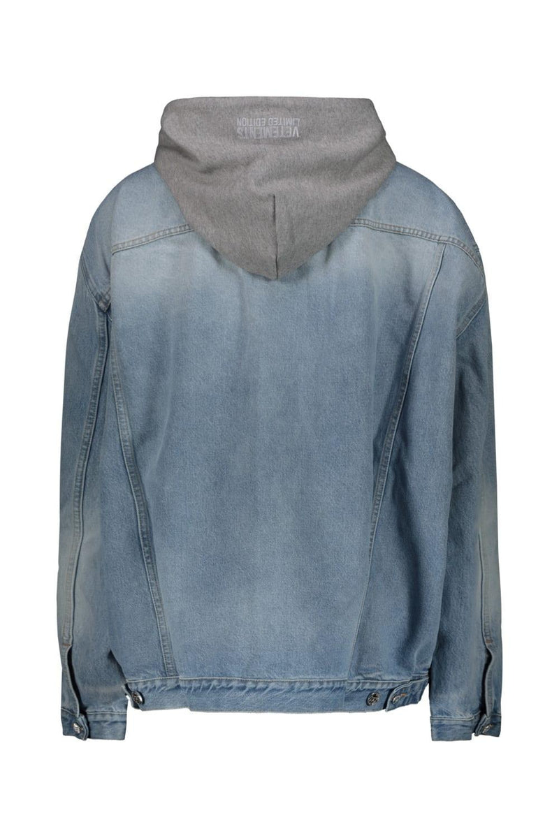 VETEMENTS Hooded Denim Jacket - Women - Piano Luigi