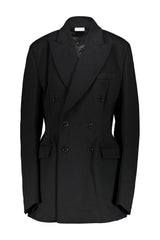 VETEMENTS Hourglass Molton Tailored Jacket - Women - Piano Luigi