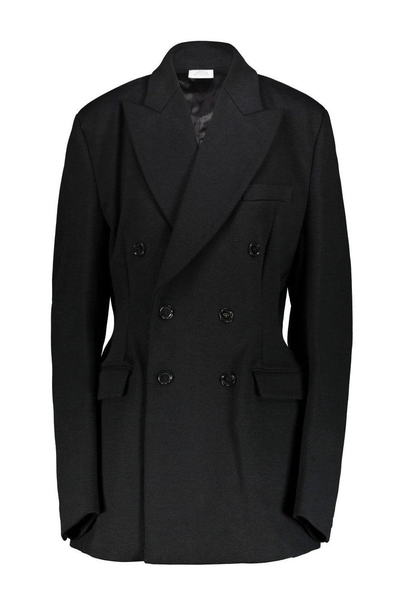 VETEMENTS Hourglass Molton Tailored Jacket - Women - Piano Luigi