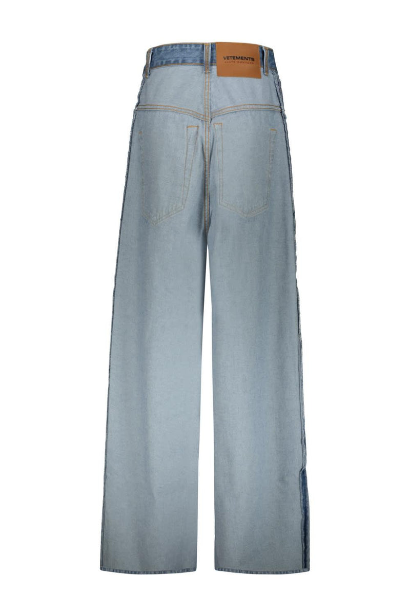 VETEMENTS Inside-out Baggy Jeans - Women - Piano Luigi