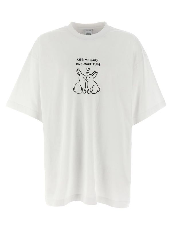 VETEMENTS kissing Bunnies T-shirt - Unisex - Piano Luigi