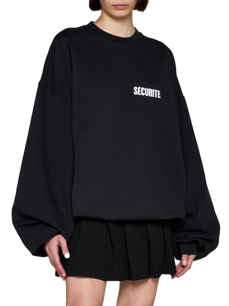 VETEMENTS Logo Printed Oversized Sweater - Men - Piano Luigi