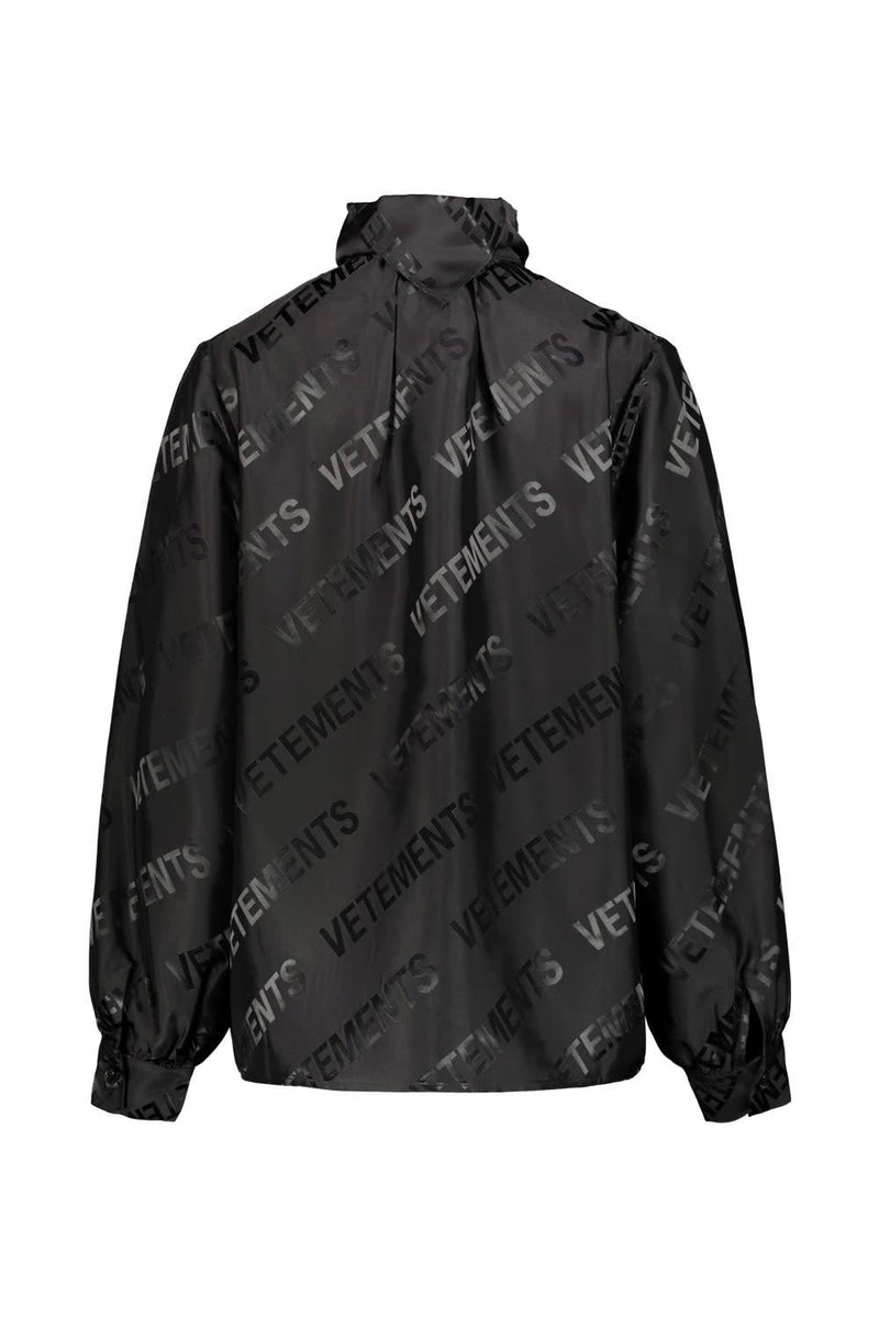 VETEMENTS Monogram Scarf Blouse - Women - Piano Luigi