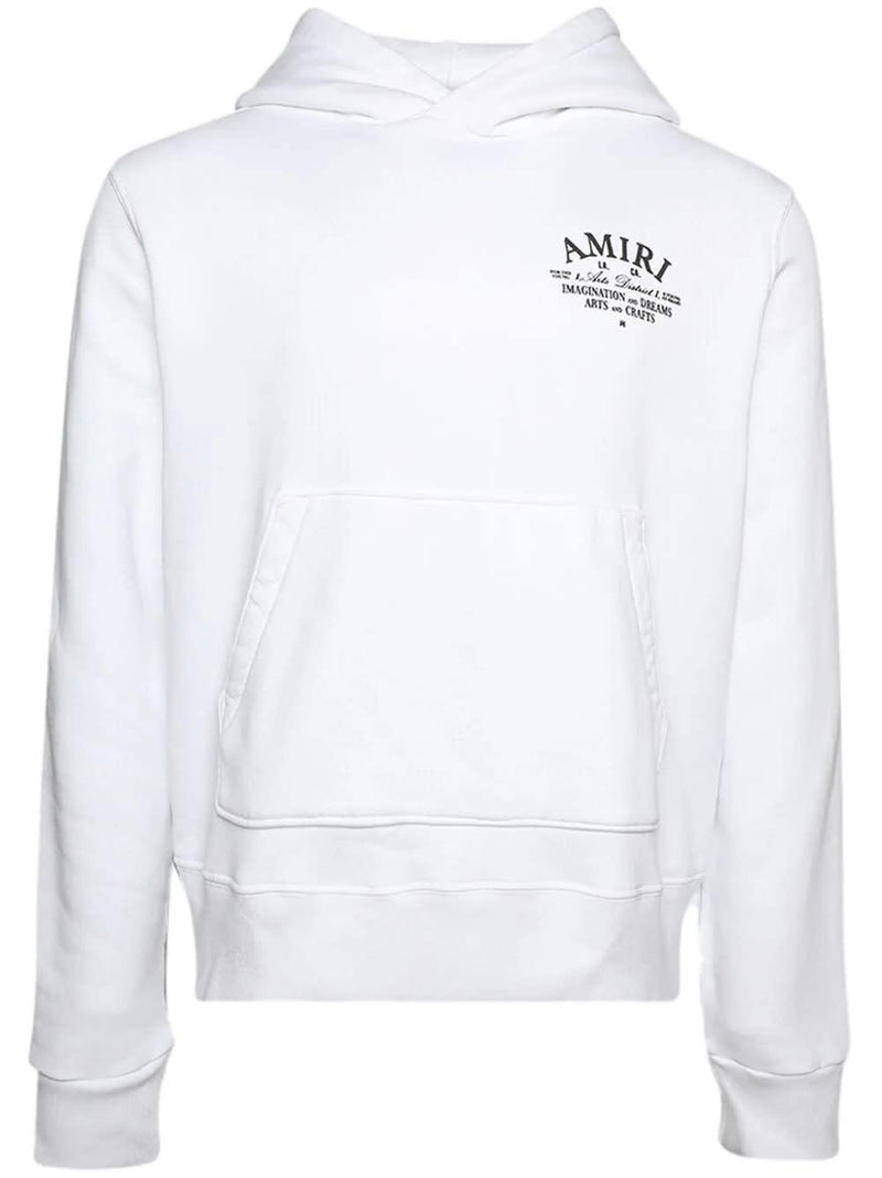 White Amiri Arts District Hoodie - Men - Piano Luigi