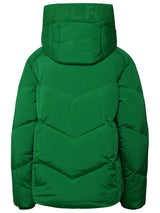 Woolrich Alsea Green Nylon Down Jacket - Women - Piano Luigi