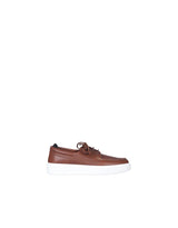 Woolrich Brown Leather Loafer - Men - Piano Luigi