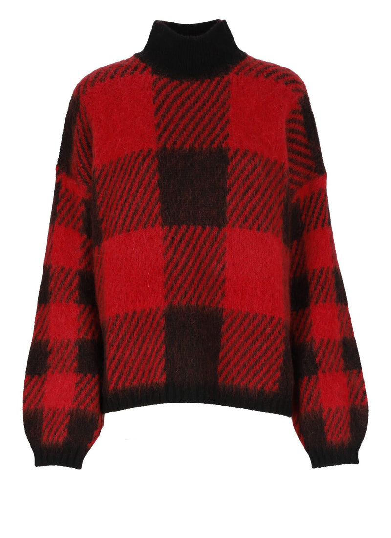 Woolrich Buffalo Check Sweater - Women - Piano Luigi