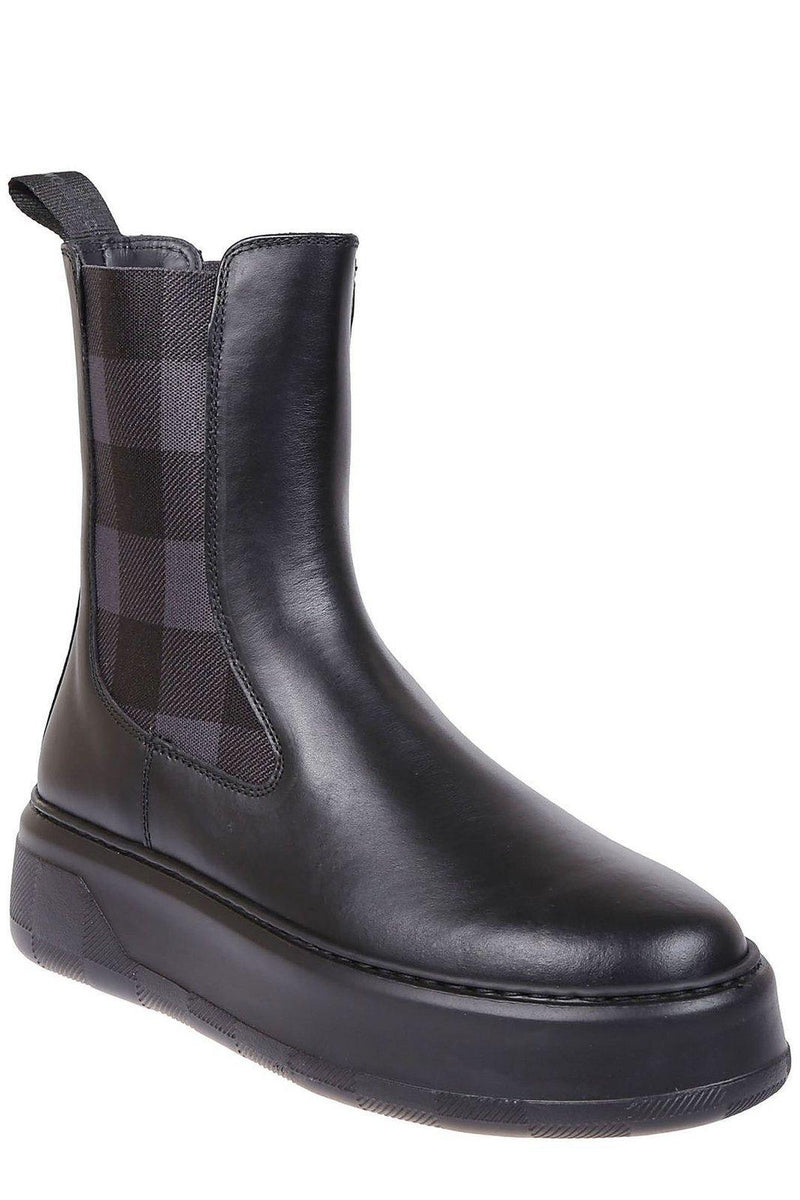 Woolrich Check Patterned Slip-on Ankle Boots - Women - Piano Luigi