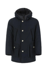 Woolrich Dark Blue Cotton Blend Arctic Parka - Men - Piano Luigi