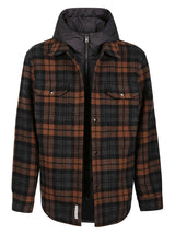 Woolrich Detachable Hood Checked Jacket - Men - Piano Luigi