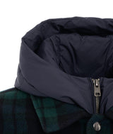 Woolrich Detachable Hood Checked Jacket - Men - Piano Luigi