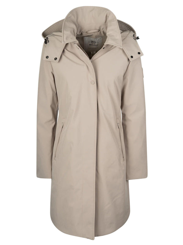 Woolrich Firth Down Hooded Trench - Women - Piano Luigi