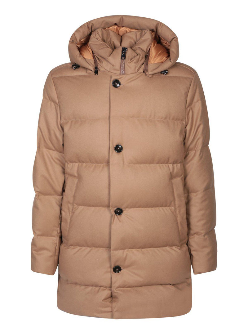 Woolrich Hooded Down Coat - Men - Piano Luigi