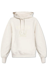 Woolrich Logo Embroidered Drawstring Hoodie - Women - Piano Luigi