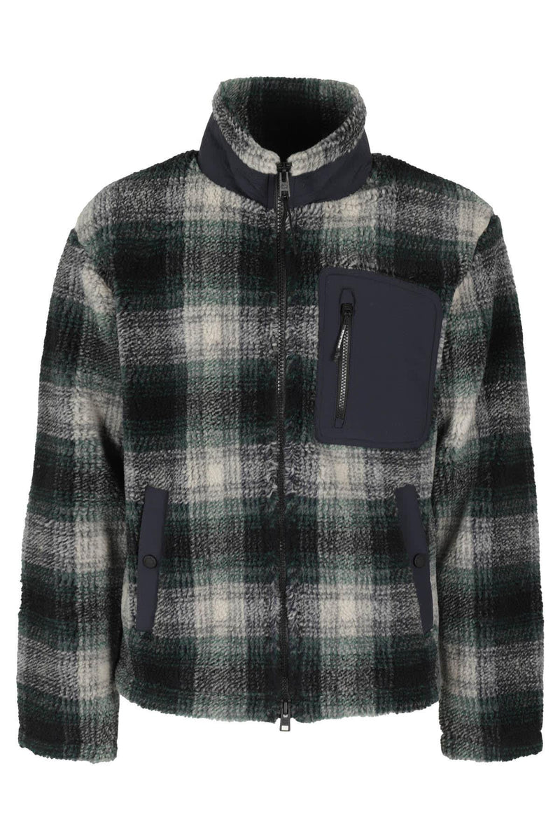 Woolrich Sherpa Zip Up - Men - Piano Luigi